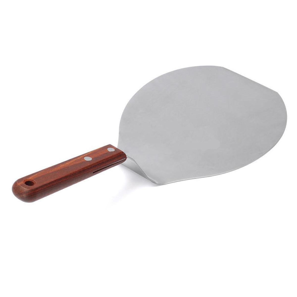 13 Inch Stainless Steel Pizza Plate Spatula Peel Shovel Cake Lifter Holder Baking Tool