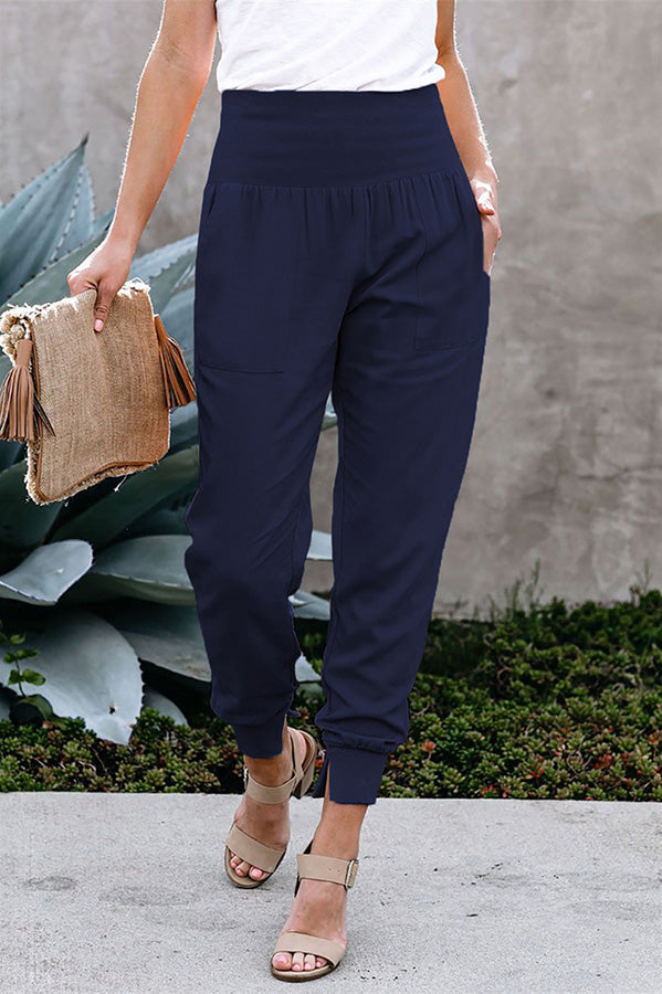 Hot and Bothered Pocketed Cotton Joggers