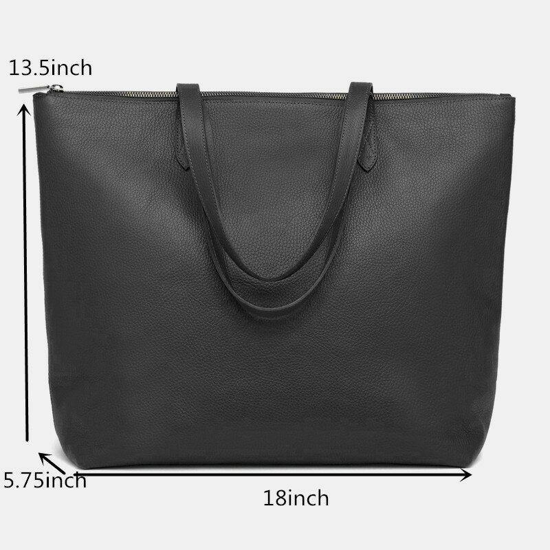 Brenice Damen PU-Leder-Schlüsselanhänger, mehrere Taschen, große Kapazität, Laptoptasche, Aktentasche, Business-Handtasche 