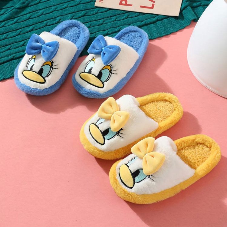 Comfy Duck Bowknot Warm Slipper