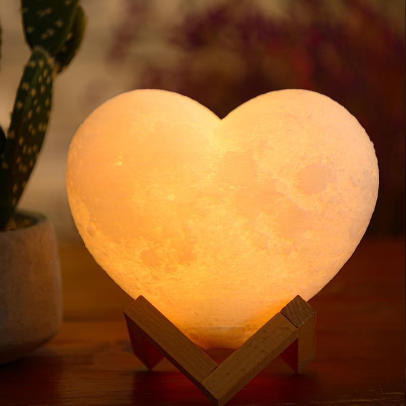 Cute Heart Shape Night Lamp Gift