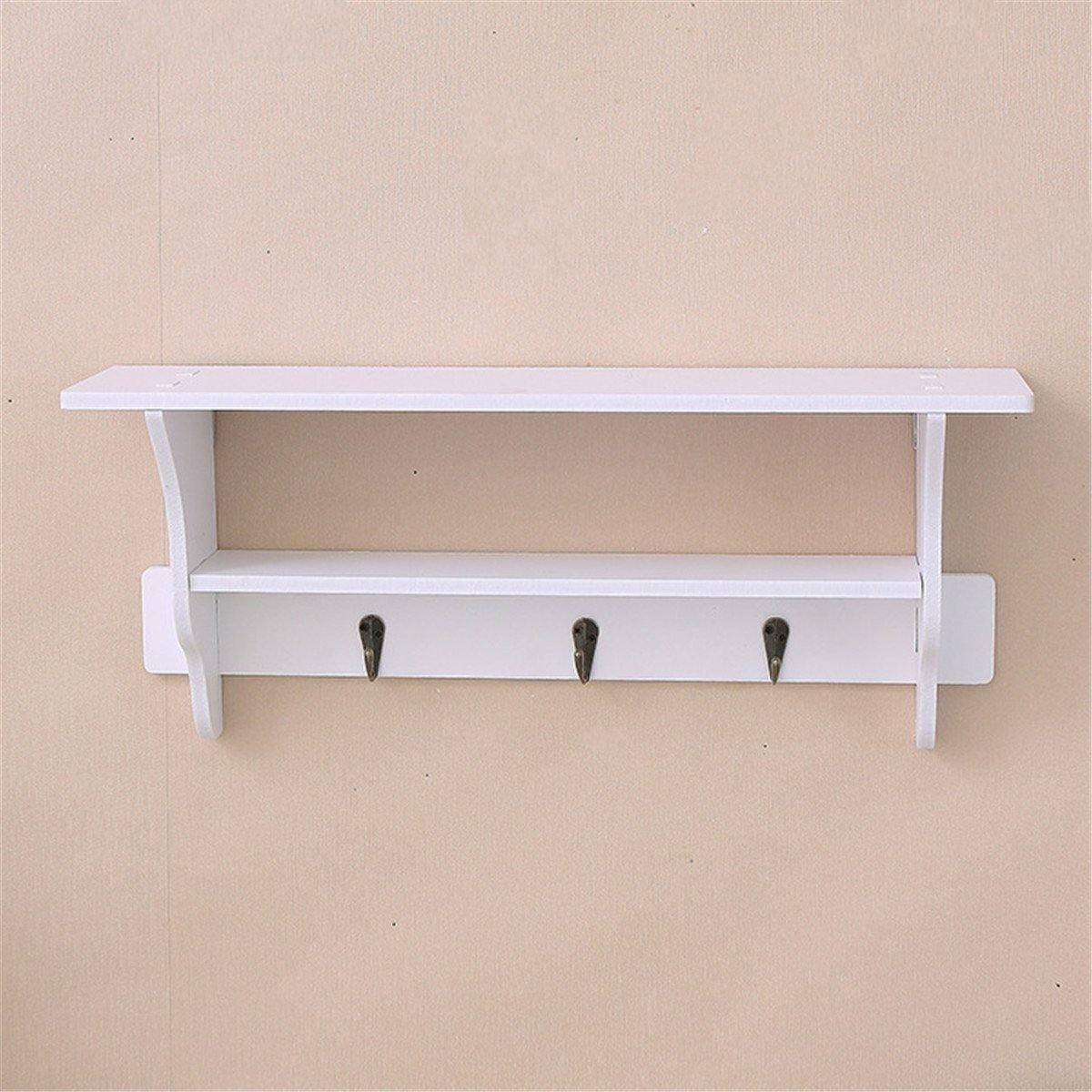 2 Tier Wall Mount Shelf Ornament Sundries Storage Holder Organizer Rack HooksMöbel &amp; Wohnen, Feste &amp; Besondere Anlässe, Party- &amp; Eventdekoration! 