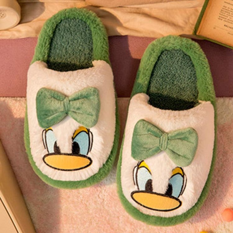 Comfy Duck Bowknot Warm Slipper