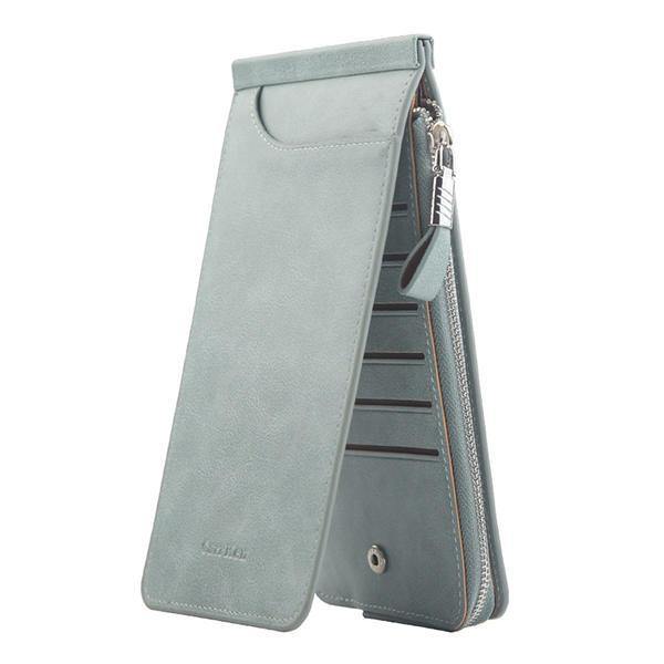 Trifold Men And Women Ultra-thin 26 Card Slot Wallet