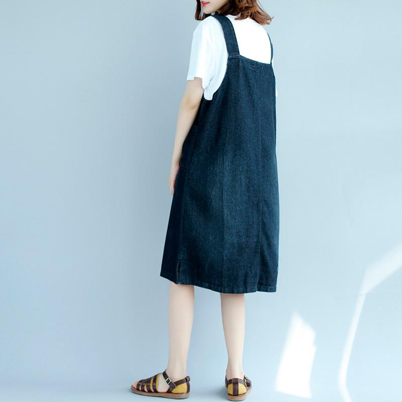 Women Denim Suspender 2020 New Dress