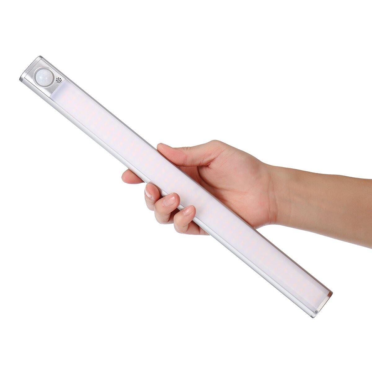 80/120/160 LED PIR Bewegungssensor Schrank Schrank Licht USB wiederaufladbar Küche Treppe 