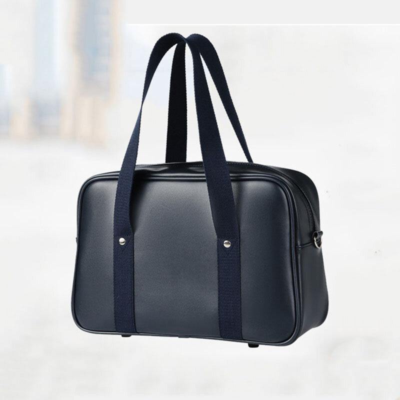 Women PU Leather Waterproof Student School Bag Casual Shoulder Bag HandBag