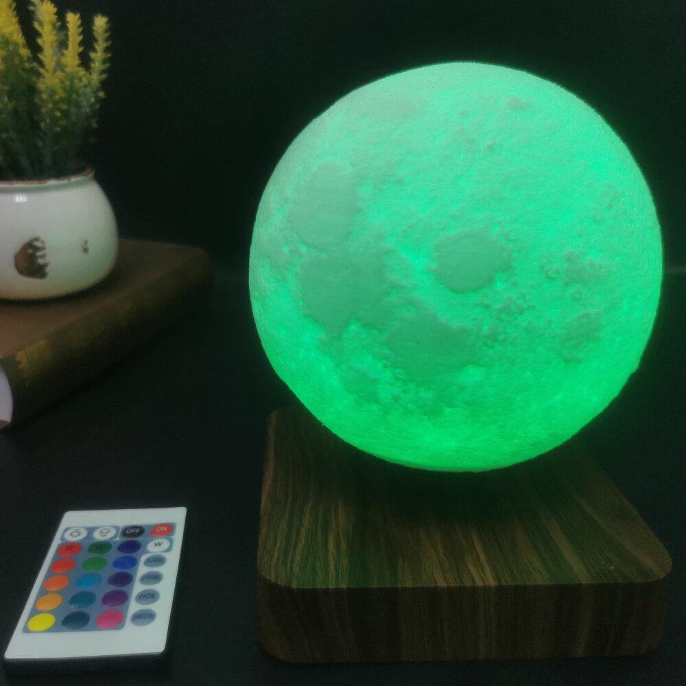 Magnetische Levitation LED Touch 3D Druck Licht Schlafzimmer Mond Nacht Lampe Valentinstag Geburtstag Geschenke Home Dekoration Nachtlicht 