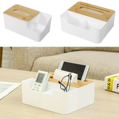 Tissue Box Toilet Paper Cover Storage Case Napkin Holder Home Office Car Decor