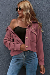 Cropped Corduroy Jacket