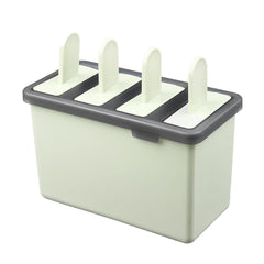 4 Cavity Popsicle Frozen Mould PP Material Cake Baking Mould DIY Ice Cream Mold Decorations