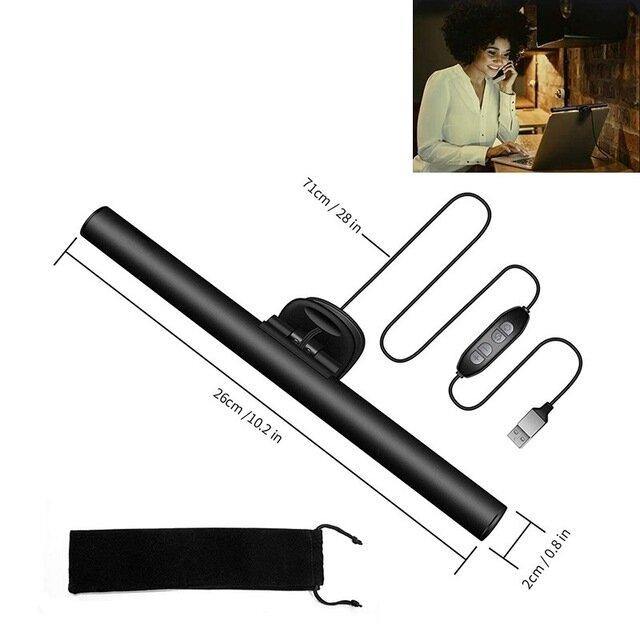 USB LED Bildschirm Bar Licht Desktop Display Lampe Dimmbare Laptop Monitor Hängen Licht LED Tisch Lampe Augenschutz Leselampe 