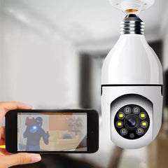 1080p Wireless 360 WIFI Light Bulb Security Camera