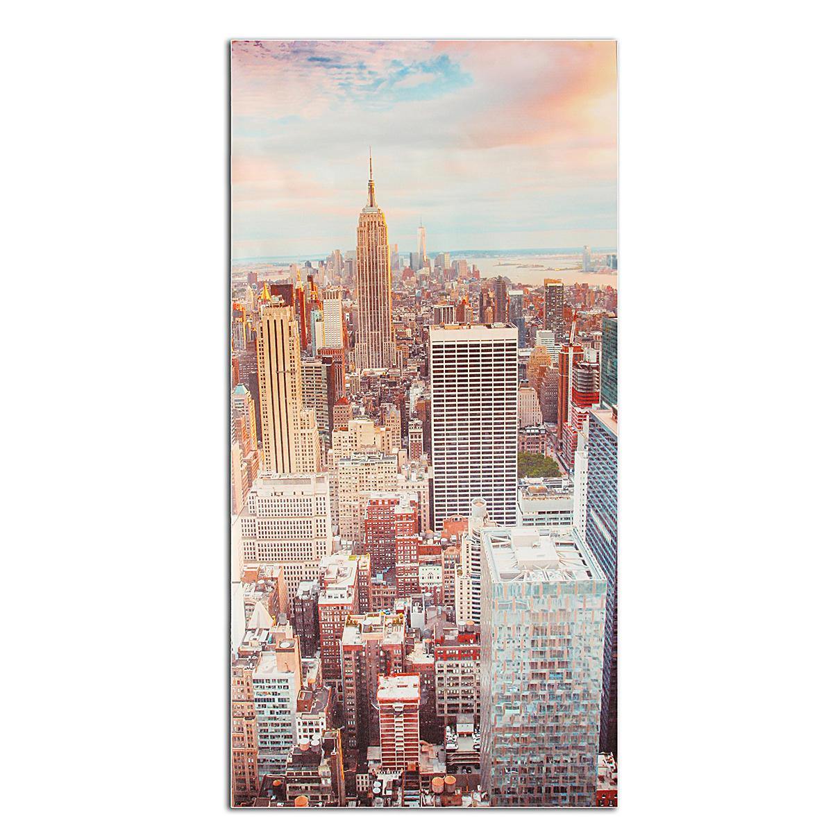 Lienzo de la ciudad de Nueva York, cuadro de pintura, decoraciones de arte de pared, paisaje sin marco 