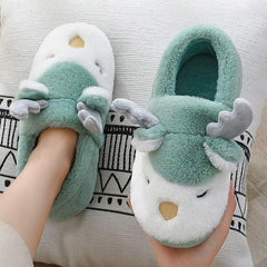 Cute Antler Ears Comfy Slippers