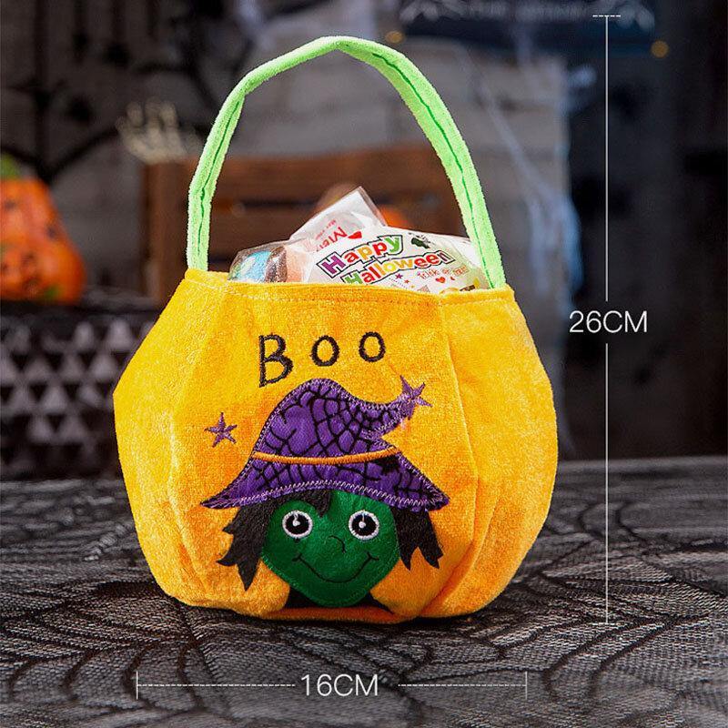 Children Halloween Style Pattern Casual Go Out Candy Sugar Carry Bag Handbag