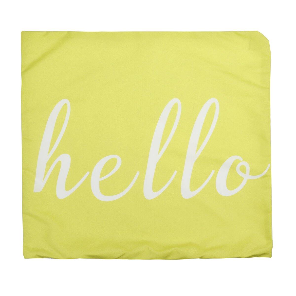 Geometric Cushion Covers Yellow Plaid Stripes Print Pillow Case For Home Chair Sofa Decoration