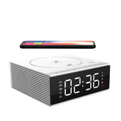 J21S Multifunktionaler Bluetooth-Lautsprecher, kabelloses Ladegerät, FM-Radio, DIY-Wecker, Musikaufzeichnung 