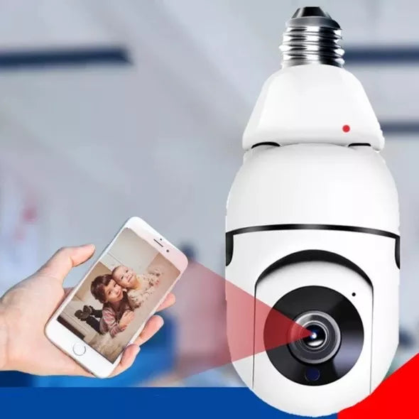 1080p Wireless 360 WIFI Light Bulb Security Camera