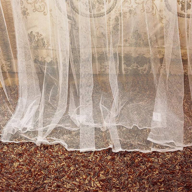 1.8 x 2m Luxury Princess Style Bed Netting Curtain Panel Bedding Canopy Four Corner Mosquito Net