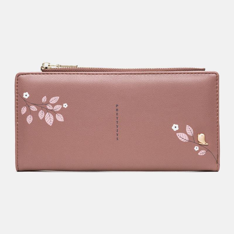 Women 10 Card Slots Long Wallet Purse Phone Bag