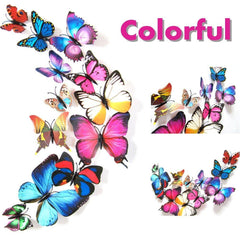 12pcs 3D Butterfly Design Decal Art Wall Stickers Room ations Home