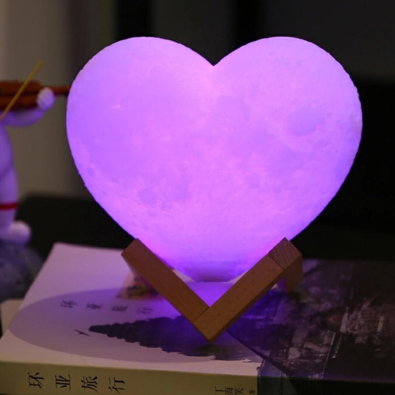 Cute Heart Shape Night Lamp Gift