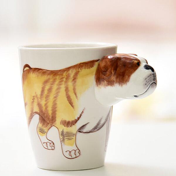 3D Ceramic Mug Pure Hand-painted Animal Cup Cartoon Cup Painted Coffee Mug