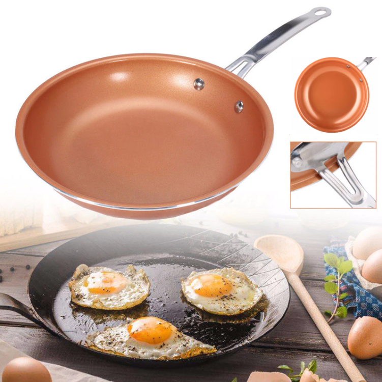 Non-Stick Copper Frying Pan