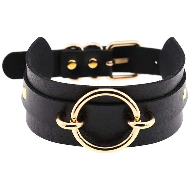 Goldenes O-Ring-Halsband