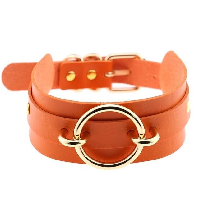 Goldenes O-Ring-Halsband