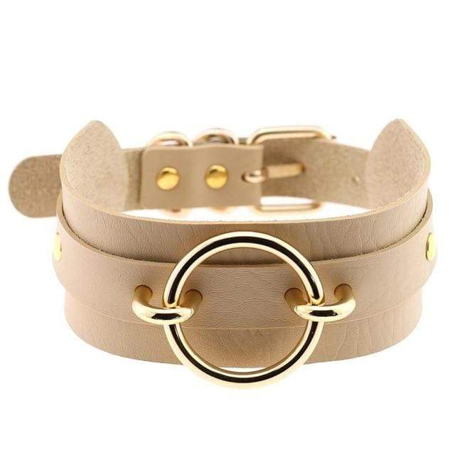 Goldenes O-Ring-Halsband