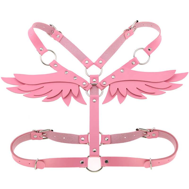 Gothic Punk Wings Harness Taille Schulter Halskette