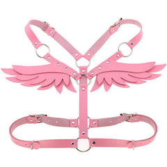 Gothic Punk Wings Harness Taille Schulter Halskette