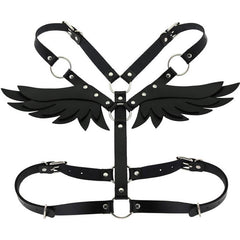 Gothic Punk Wings Harness Taille Schulter Halskette