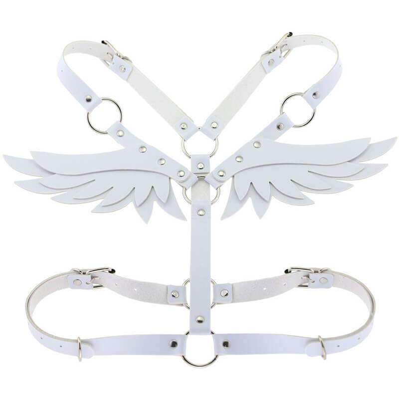 Gothic Punk Wings Harness Taille Schulter Halskette