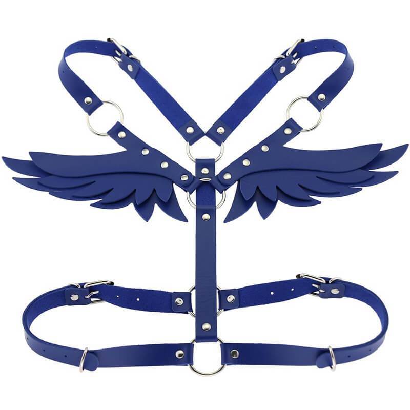 Gothic Punk Wings Harness Taille Schulter Halskette