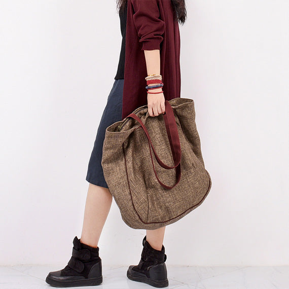 Women Shoulder Bag Simple Style Canvas Women Bags