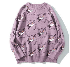 Harajuku Kleiner Teufel Pärchen Hip-Hop Pullover Pullover