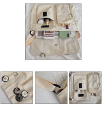 Harajuku Messenger Bag Student School Package