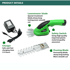 3.6V Lithium Cordless Hedge Trimmer (60% OFF)