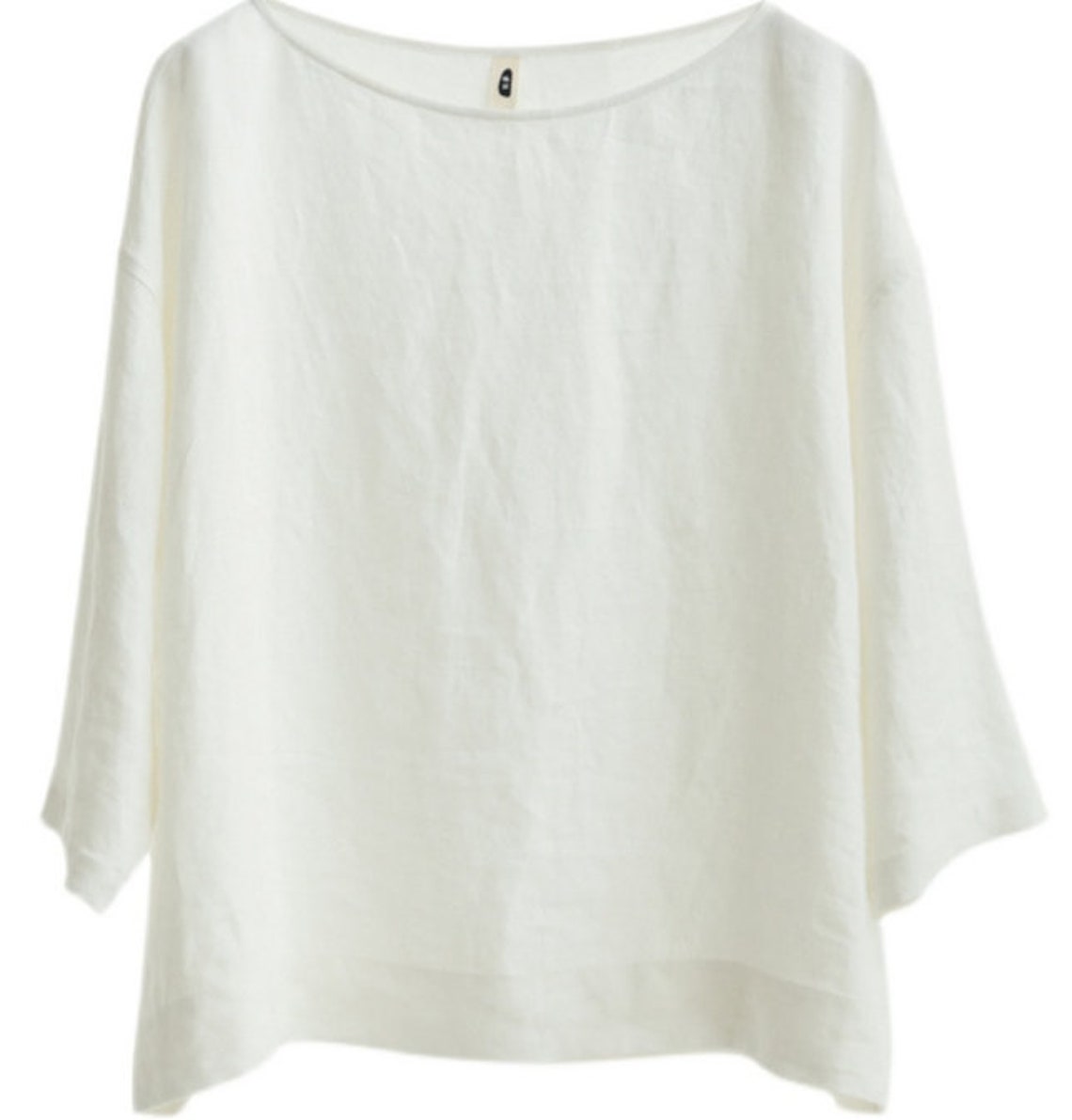 Long Sleeve Women Linen Tops 62707