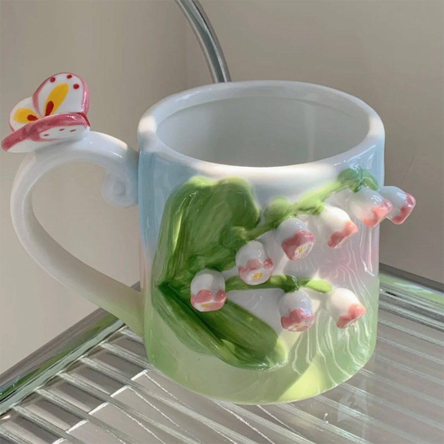 Cute Floral Ceramic Mugs