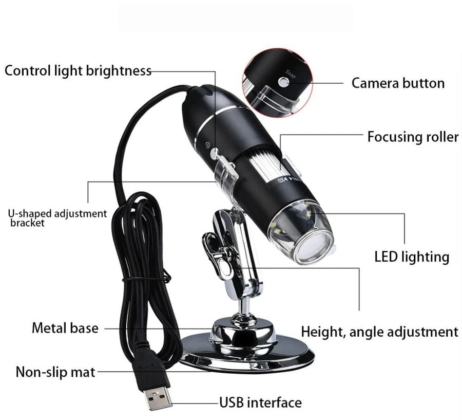 1000x Wifi USB Digital Microscope