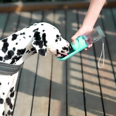 Bouteille d'eau pliable pour animaux de compagnie