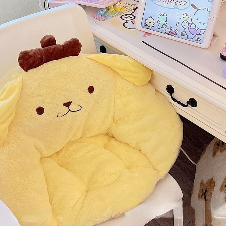 Cojín De Peluche De Perro De Dibujos Animados Kawaii