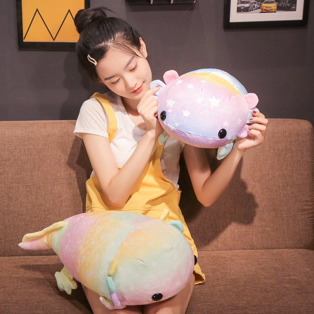 Regalo de peluche Galaxy Axolotl