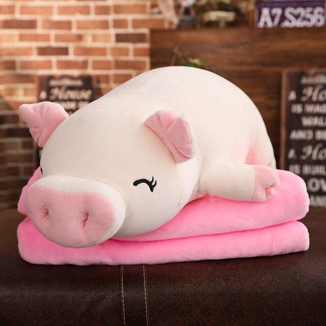 Almohada de cerdo rosa kawaii