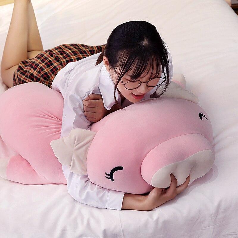 Almohada de cerdo rosa kawaii