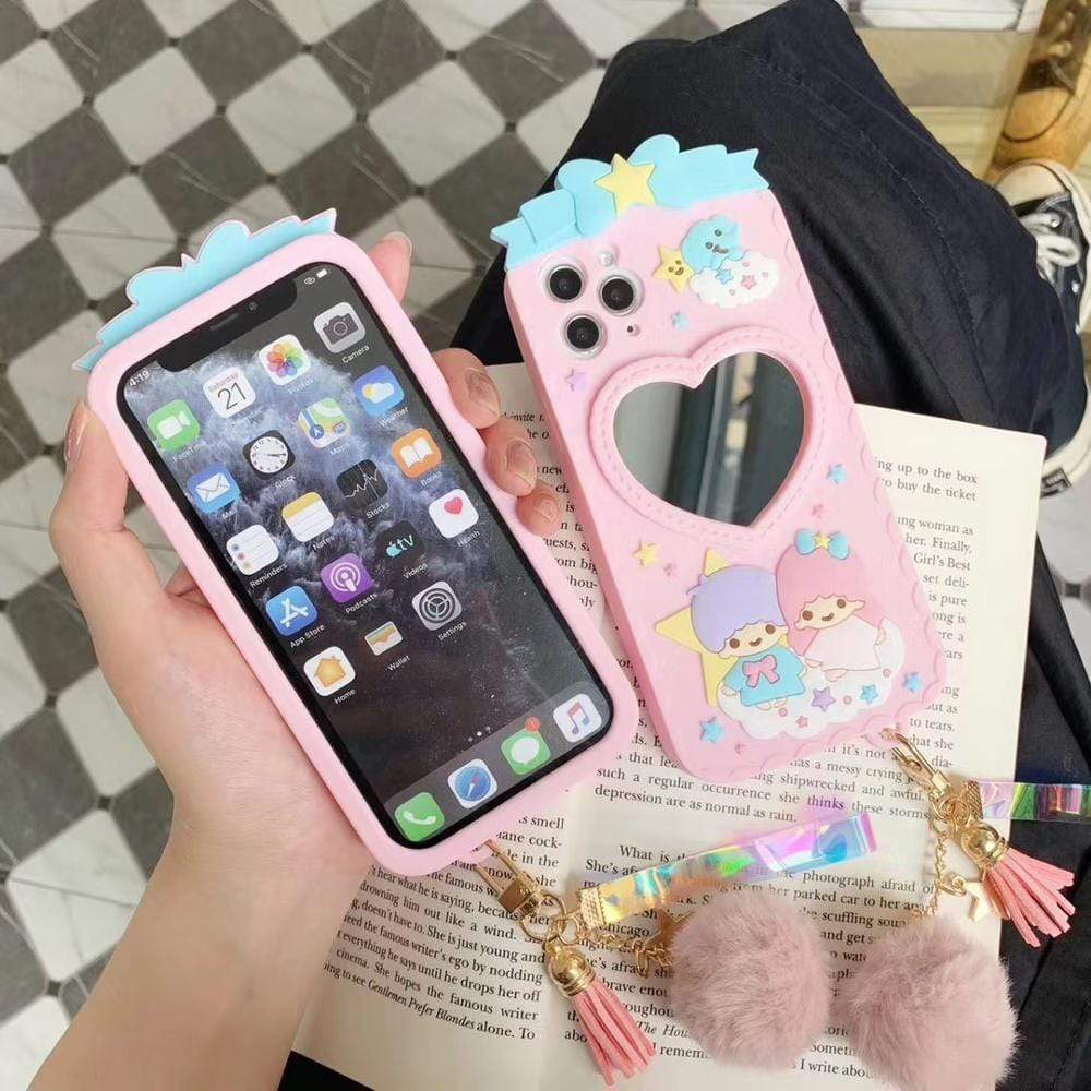 Vinilo o funda para iPhone Estrella gemela reflejada